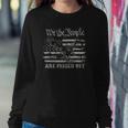 American Flag Bald Eagle We The People Are Pissed Off 4Th Of July Sweatshirt Gifts for Her