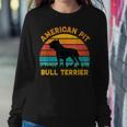 American Pit Bull Terrier Dog Lovers Sunset For Dad Mom Dad Sweatshirt Gifts for Her