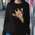 Animal Tees Hipster Giraffe Lovers Sweatshirt Gifts for Her