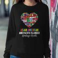 Asian American And Pacific Islander Heritage Month Heart Sweatshirt Gifts for Her