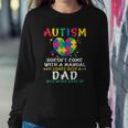 Autism Doesnt Come With Manual Dad Autism Awareness Puzzle Sweatshirt Gifts for Her