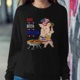 Bbq Beer Freedom Pig American Flag Sweatshirt Gifts for Her