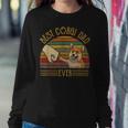 Best Corgi Dad Ever Retro Vintage Sunset Sweatshirt Gifts for Her