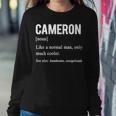 Cameron Name Gift Cameron Funny Definition Sweatshirt Gifts for Her