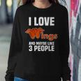 Chicken Wing Sarcastic Fried Chicken Lover Wing Lover Sweatshirt Gifts for Her