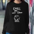 Chill Bro Cool Sloth On Tree Sweatshirt Gifts for Her