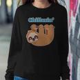 Chillaxin Cartoon Sloth Hanging In A Tree Sweatshirt Gifts for Her