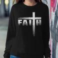Christian Faith & Cross Christian Faith & Cross Sweatshirt Gifts for Her