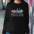 Colorful Thai Kuala Lampur Thailand Sweatshirt Gifts for Her