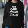 Cool Jesus Art For Girls Women Kids Jesus Christian Lover Sweatshirt Gifts for Her