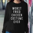 Couples Halloween Costume Worst Fried Chicken Costume Ever Sweatshirt Gifts for Her