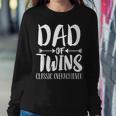 Dad Of Twins Proud Father Of Twins Classic Overachiver Sweatshirt Gifts for Her