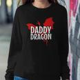 Daddy Dragon Mythical Legendary Creature Fathers Day Dad Sweatshirt Gifts for Her