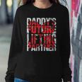 Daddys Future Lifting Partner Fitness Workout Gift Sweatshirt Gifts for Her