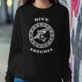 Dive Cozumel Vintage Tribal Shark Vacation Diving Gift Sweatshirt Gifts for Her