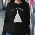F-14 Tomcat Military Fighter Jet Design On Front And Back Sweatshirt Gifts for Her