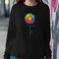 Faith Cross Flower Rainbow Christian Gift Sweatshirt Gifts for Her