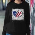 Faith Family Freedom Patriotic 4Th Of July Christian Girl V2 Sweatshirt Gifts for Her