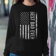Fathers Day Best Dad Ever American Flag Sweatshirt Gifts for Her