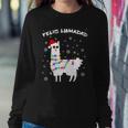 Feliz Llamadad Funny Lama Christmas Saying Alpaca Outfit Sweatshirt Gifts for Her