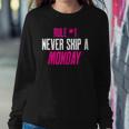 Fitness Gym Inspiration Quote Rule 1 Never Skip A Monday Sweatshirt Gifts for Her