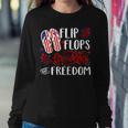 Flip Flops Fireworks And Freedom 4Th Of July V2 Sweatshirt Gifts for Her