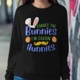 Forget The Bunnies Im Chasing Hunnies Funny Boys Easter Gift Sweatshirt Gifts for Her