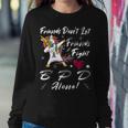 Friends Dont Let Friends Fight Borderline Personality Disorder Bpd Alone Unicorn Grey Ribbon Borderline Personality Disorder Bpd Awareness Sweatshirt Gifts for Her