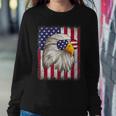 Funny 4Th Of July Usa Flag American Patriotic Eagle Sweatshirt Gifts for Her