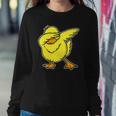 Funny Dabbing Duck Dab Dance Cool Duckling Lover Gift Sweatshirt Gifts for Her