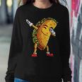 Funny Dabbing Taco Cinco De May Mexican Food V5 Sweatshirt Gifts for Her