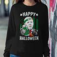 Funny Leprechaun Biden Happy Halloween For St Patricks Day Sweatshirt Gifts for Her