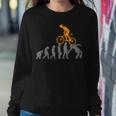 Funny Mountain Bike Evolution Biker Best Sweatshirt Gifts for Her