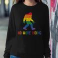 Gay Pride Support - Sasquatch No More Hiding - Lgbtq Ally Sweatshirt Gifts for Her