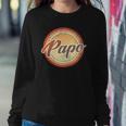 Graphic 365 Papo Vintage Retro Fathers Day Funny Men Gift Sweatshirt Gifts for Her