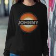 Graphic Tee First Name Johnny Retro Personalized Vintage Sweatshirt Gifts for Her