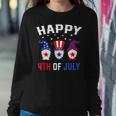 Happy 4Th Of July Gnomes Patriotic American Flag Cute Gnomes Sweatshirt Gifts for Her