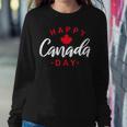 Happy Canada Day Funny Maple Leaf Canadian Flag Kids Sweatshirt Gifts for Her