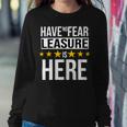 Have No Fear Leasure Is Here Name Sweatshirt Gifts for Her