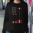 Hunting Archer American Flag Bowhunting Hunter Men  V2 Sweatshirt Gifts for Her