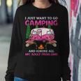I Just Want To Go Camping Flamingo Camping Sweatshirt Gifts for Her I Just Want To Go Camping Flamingo Camping Sweatshirt Gifts for Her