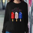 Ice Cream 4Th Of July American Flag Patriotic Men Women Sweatshirt Gifts for Her