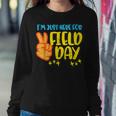 Im Just Here For Day Field Peace Sign Funny Boys Girls Kids Sweatshirt Gifts for Her