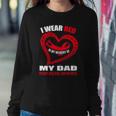 In My Memory Of My Dad Heart Disease Awareness Sweatshirt Gifts for Her