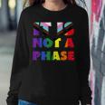 Its Not A Phase Lgbtqia Rainbow Flag Gay Pride Ally Sweatshirt Gifts for Her