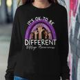 Its Ok To Be Different Vitiligo Awareness Sweatshirt Gifts for Her