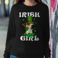 Jack Russell Terrier Patricks Day For Dog Lovers Sweatshirt Gifts for Her