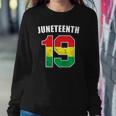 Juneteenth 19 Jersey Black American Freedom Juneteenth Sweatshirt Gifts for Her