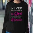 Karate Lover Martial Arts Women Gift Karate Sweatshirt Gifts for Her