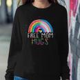 Lgbtq Free Mom Hugs Gay Pride Lgbt Ally Rainbow Mothers Day Sweatshirt Gifts for Her